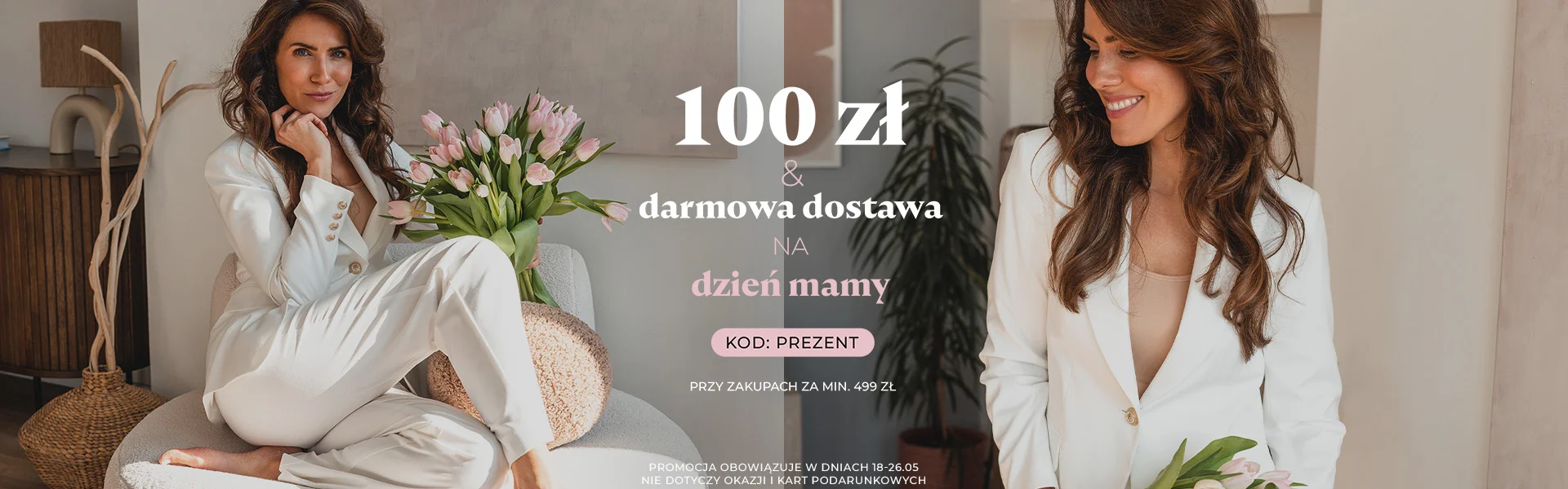 100 zł  na DZIEŃ MAMY & darmowa dostawa kod: PREZENT przy zakupach za min. 499 zł  Promocja nie dotyczy Okazji i Kart Podarunkowych