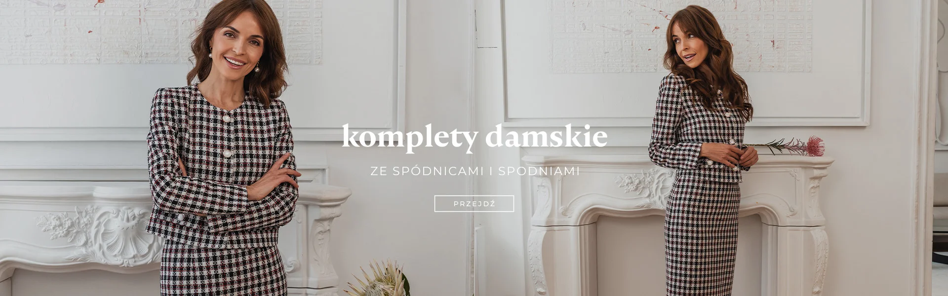 komplety damskie; garnitury damskie