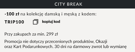 -100 zł przy zakupach za min. 299 zł