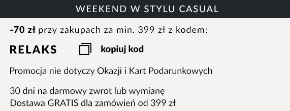 -70 zł przy zakupach za min. 399 zł
