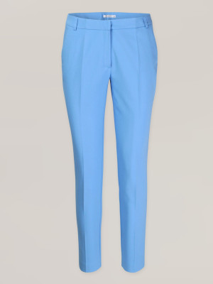 Błękitne spodnie garniturowe