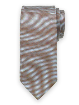 Brązowo-błękitny klasyczny krawat