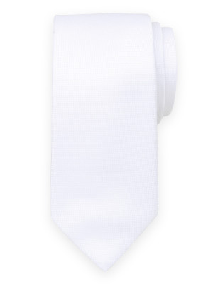 Klasyczny biały krawat