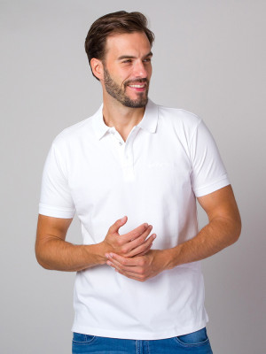 Klasyczna biała koszulka polo