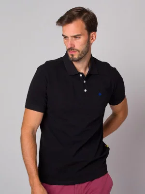 Czarna koszulka polo