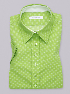 Zielona bluzka z krótkim rękawem