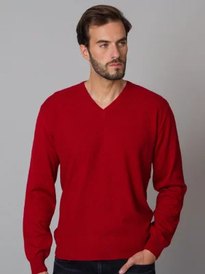 Czerwony sweter