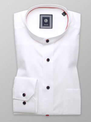Biała klasyczna koszula ze stójką