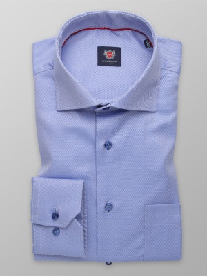 Niebieska klasyczna koszula w prążki