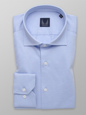 Błękitna taliowana koszula