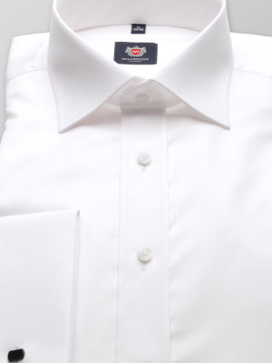 Klasyczna biała koszula na spinki