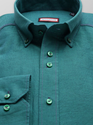 Zielona klasyczna koszula