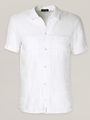 Biała koszula lniana