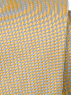 Klasyczny żółto-szary krawat