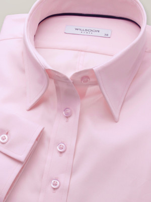 Klasyczna różowa bluzka typu long size