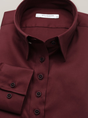 Klasyczna burgundowa bluzka