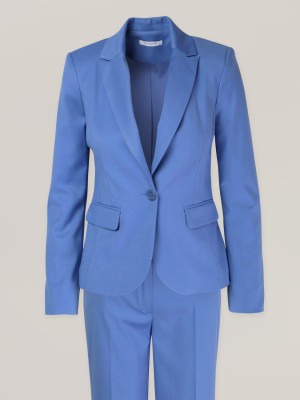 Niebieski garnitur damski