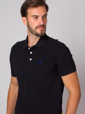 Czarna koszulka polo