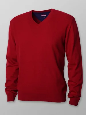 Czerwony sweter