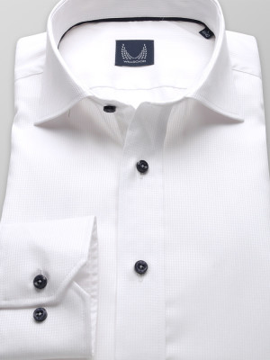 Biała taliowana koszula 
