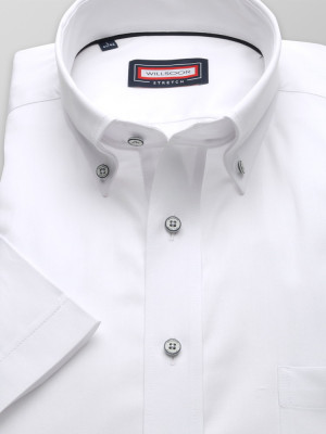 Biała taliowana koszula