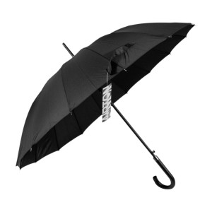 Czarny męski parasol przeciwdeszczowy