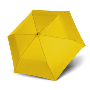Żółty gładki parasol damski marki Doppler