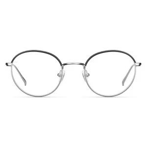 Okulary unisex Meller Blue Light Yuda Silver Black