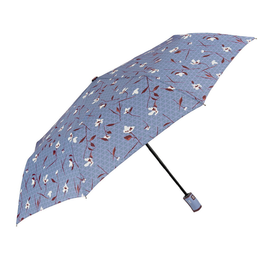 Niebieski parasol Perletti w kwiaty