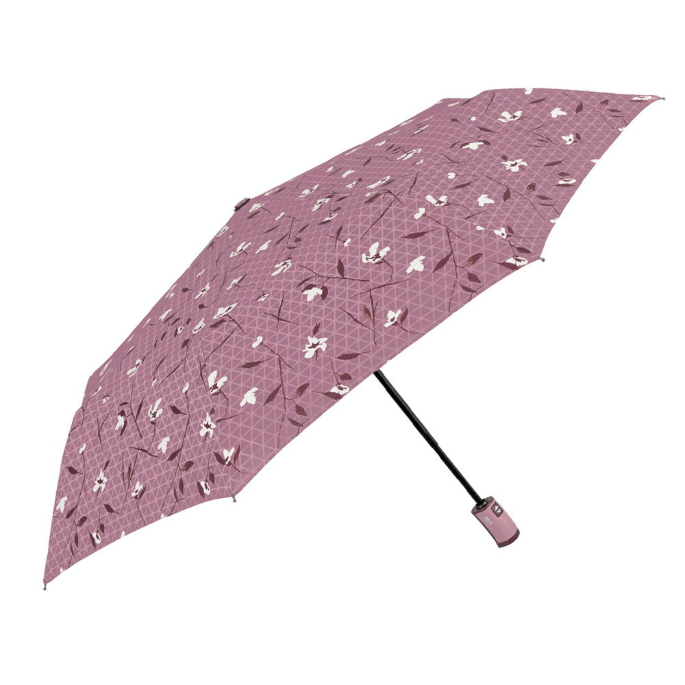 Wrzosowy parasol Perletti w kwiaty