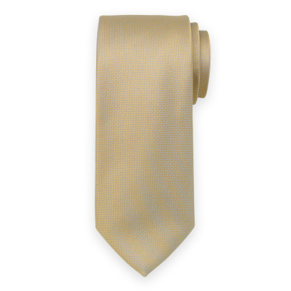 Klasyczny żółto-szary krawat
