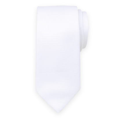 Klasyczny biały krawat