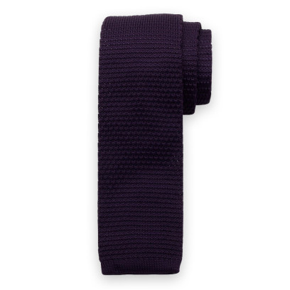 Krawat tkany Willsoor - fioletowy