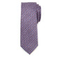 Wąski niebieski krawat w kratkę