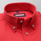Czerwona taliowana koszula stretch