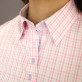 Bluzka w biało-różową kratkę