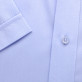 Błękitna taliowana koszula w delikatny prążek