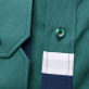 Zielona klasyczna koszula z kontrastami