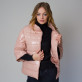 Krótka różowa kurtka pikowana 
