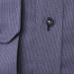 Granatowa klasyczna koszula w przeplatany wzór
