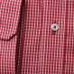 Czerwona taliowana koszula w kratkę