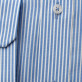Niebieska taliowana koszula w paski