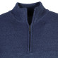 Gruby niebieski sweter z wełny