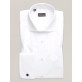 Biała taliowana koszula na spinki