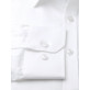 Biała koszula o mocno taliowanej sylwetce