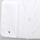 Biała taliowana koszula pin-collar