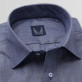 Granatowo-szara taliowana koszula