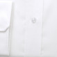 Biała taliowana koszula z podpinanym kołnierzykiem