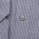 Granatowa taliowana koszula w pepitkę
