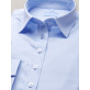 Klasyczna błękitna bluzka typu long size